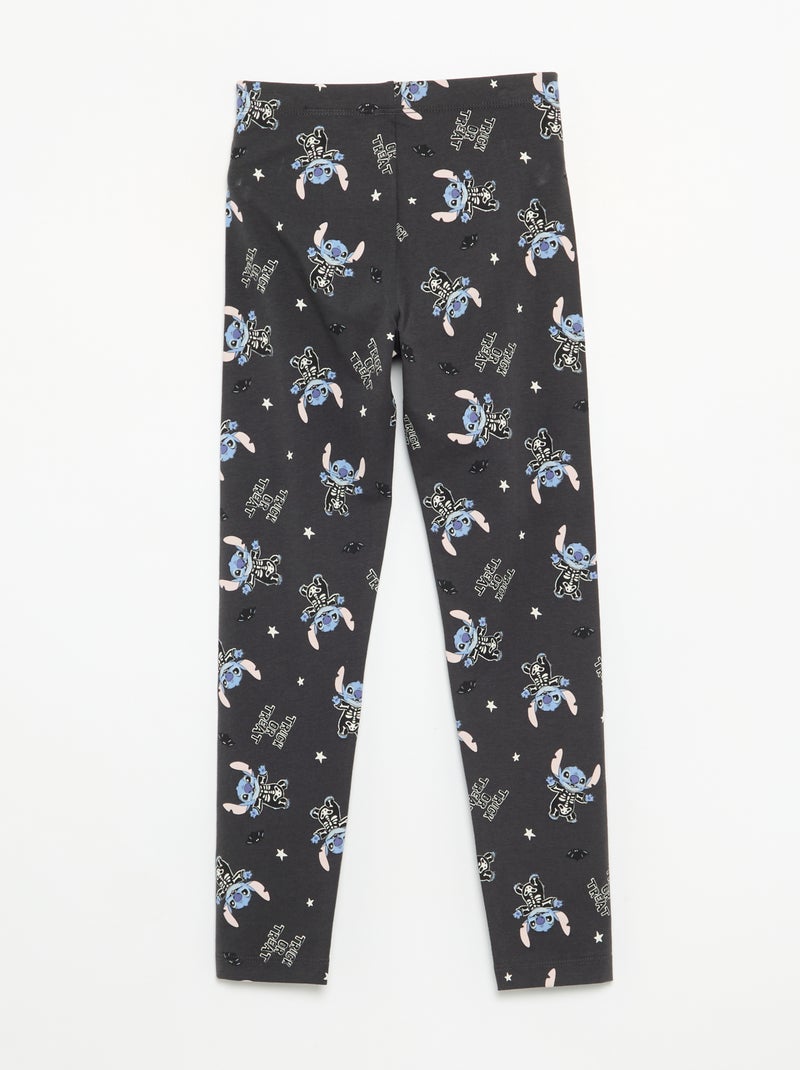 Legging 'Halloween' 'Disney' 'Stitch' Zwart - Kiabi