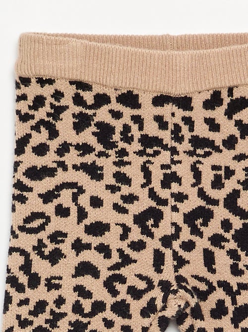 Legging imprimé en maille compacte - Kiabi