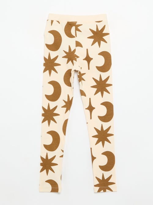 Legging imprimé en maille côtelée - Kiabi Legging imprimé en maille côtelée - Kiabi