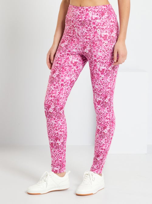 Legging imprimé 'fleurs' - Kiabi