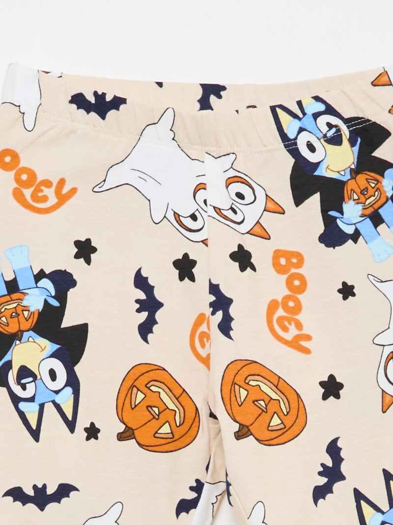Legging imprimé 'Halloween' 'Bluey' Blanc - Kiabi