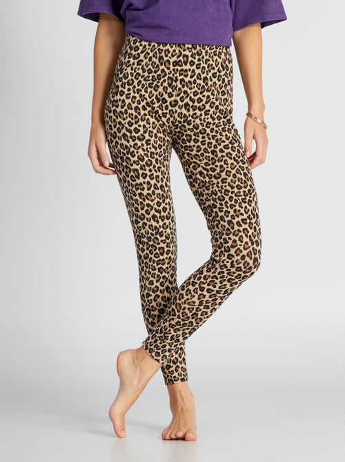 Legging imprimé 'léopard' - Kiabi