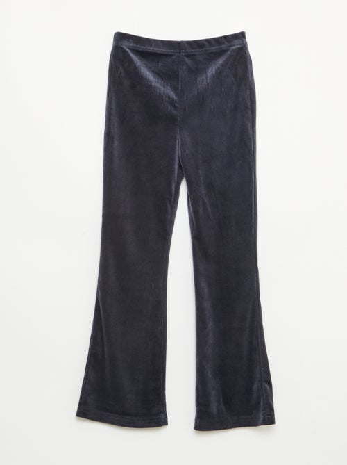 Legging large en velours - Kiabi