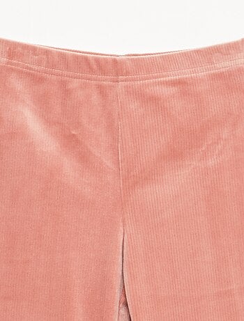 Legging large en velours