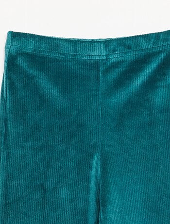 Legging large en velours