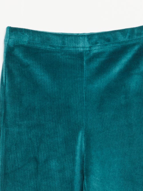 Legging large en velours - Kiabi