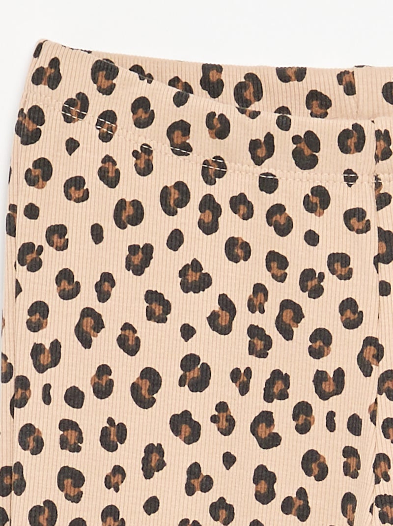 Legging long à motif Beige - Kiabi
