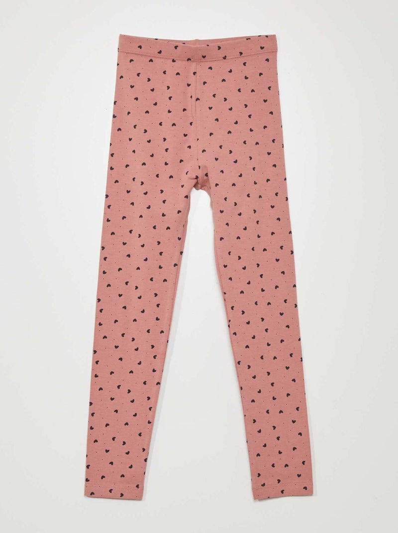 Legging long à motifs Rose - Kiabi