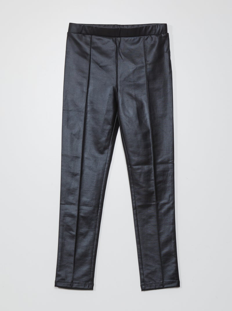 Legging long brillant noir - Kiabi
