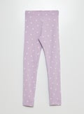 Legging long en jersey Violet - Kiabi