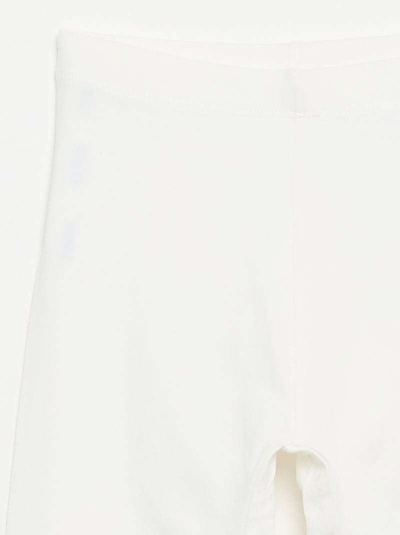 Legging long et stretch Blanc - Kiabi