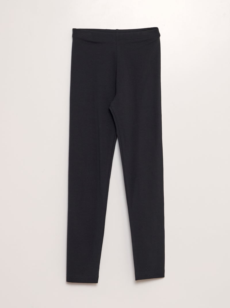 Legging long et stretch noir - Kiabi