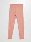 Legging long et stretch Rose clair - Kiabi