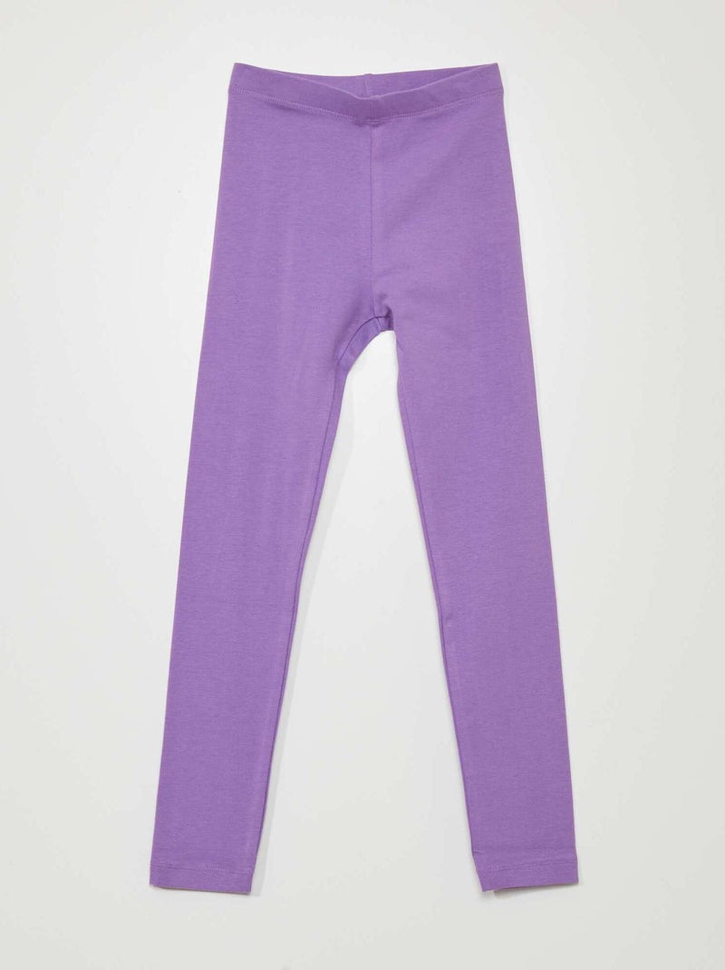 Legging long et stretch Violet - Kiabi