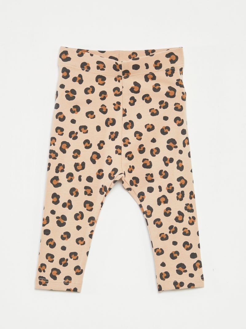 Legging long fantaisie Beige - Kiabi