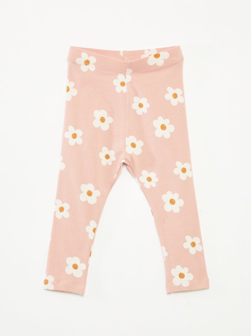 Legging long fantaisie Rose - Kiabi