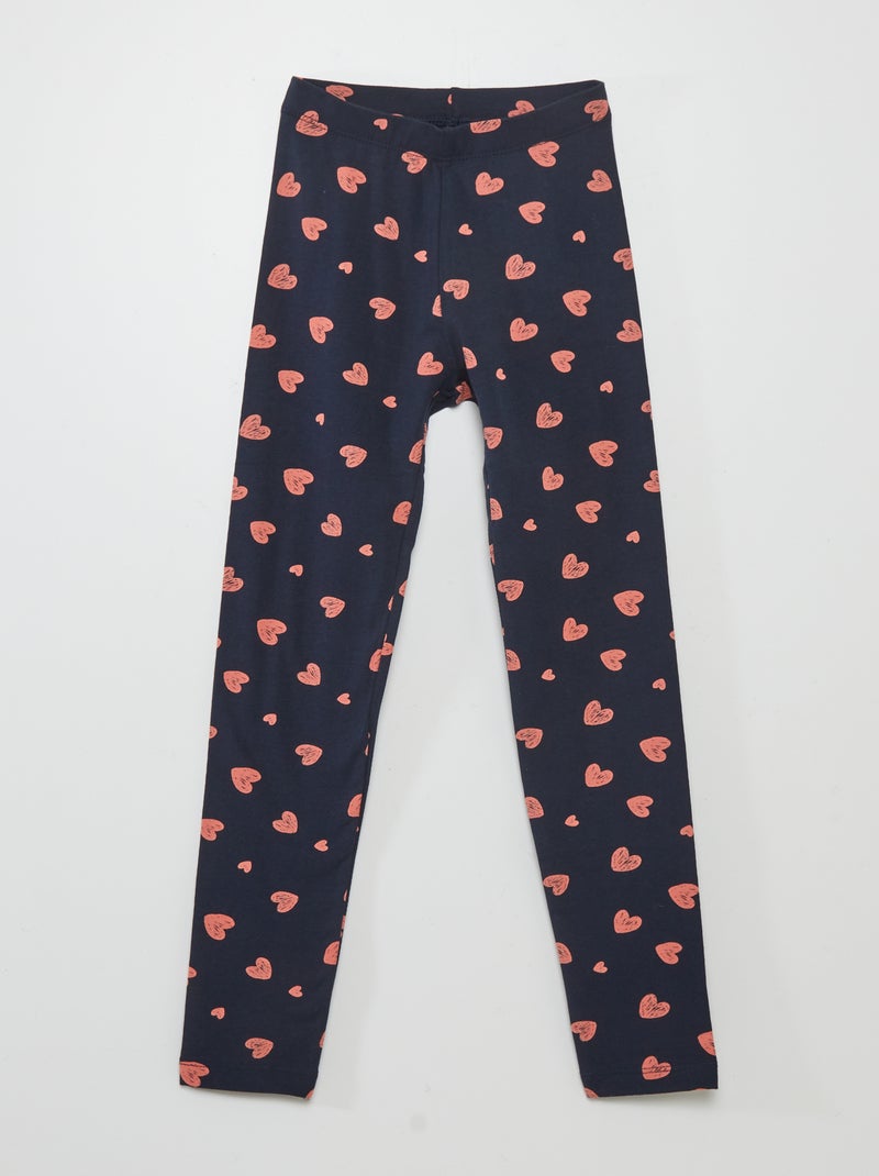 Legging long imprimé fille multicolore | GEMO
