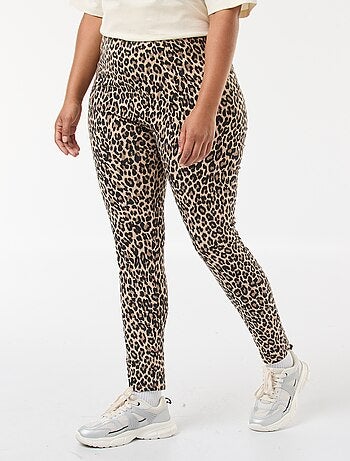 Legging long imprimé léopard