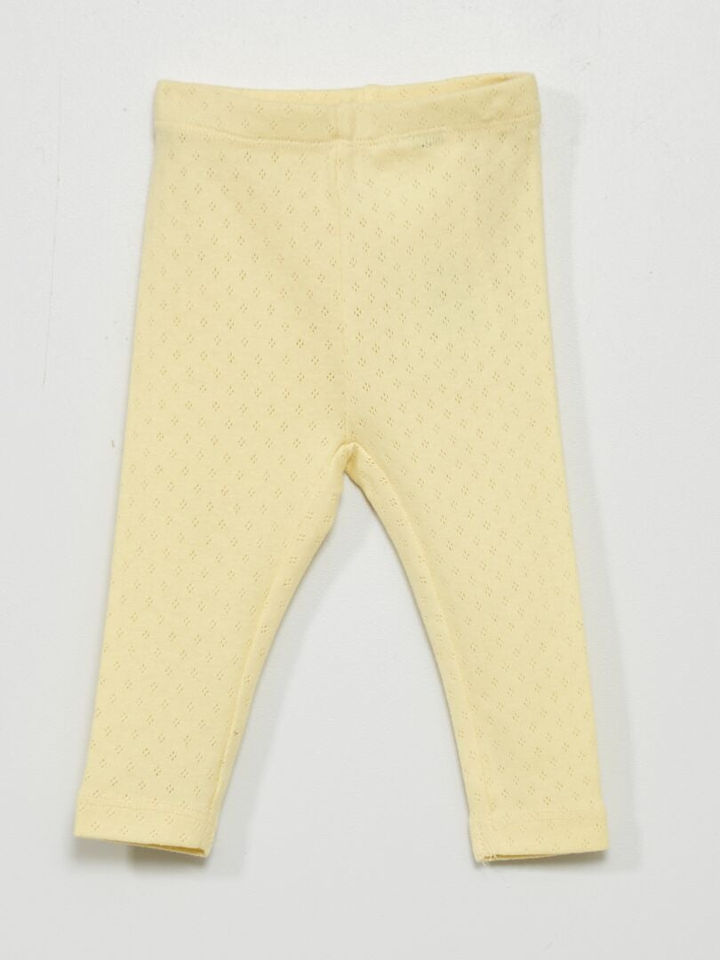 Legging long Jaune - Kiabi