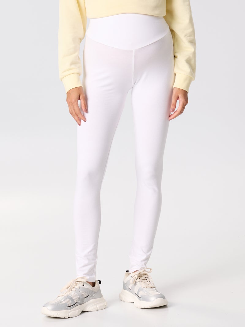 Legging long sans couture Blanc - Kiabi
