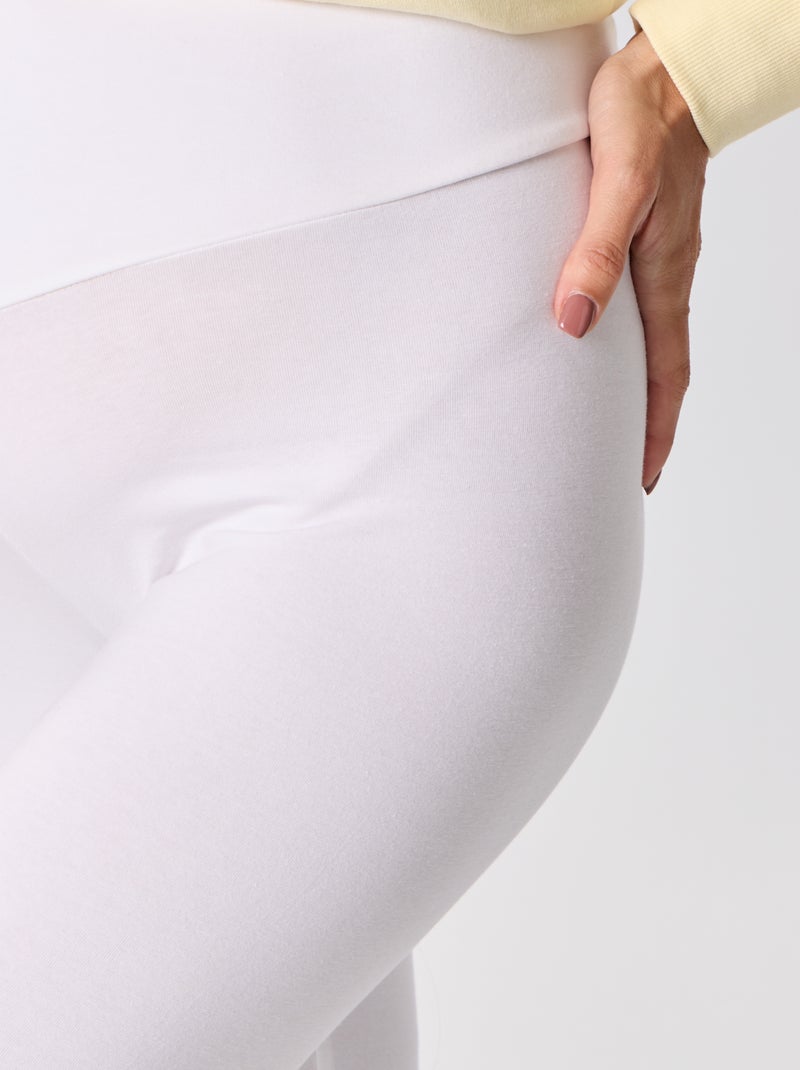 Legging long sans couture Blanc - Kiabi