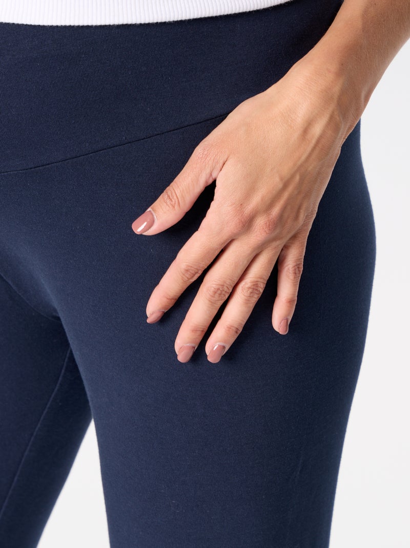 Legging long sans couture Bleu - Kiabi