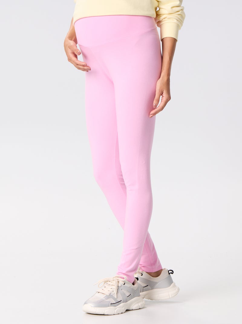 Legging long sans couture Rose - Kiabi