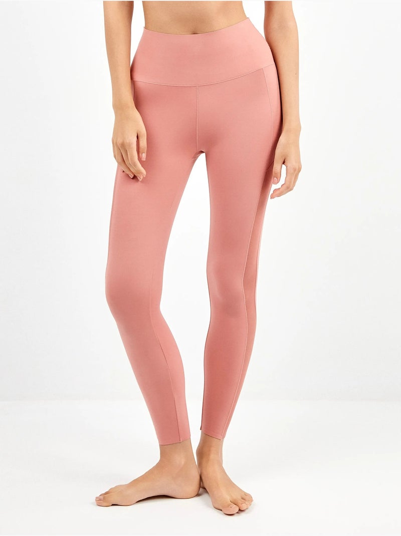 Legging long taille haute Rose - Kiabi