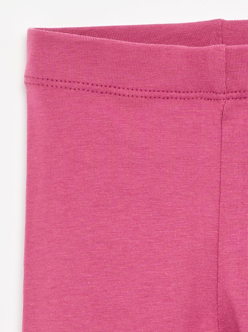 Legging long uni Violet - Kiabi