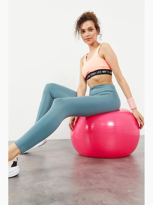 Legging met hoge taille en slim fit tommy - Kiabi