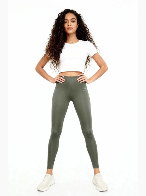 Legging met hoge taille en slim fit tommy - Kiabi
