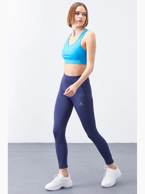 Legging met hoge taille en smalle pijp tommy - Kiabi