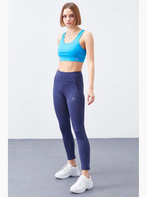 Legging met hoge taille en smalle pijp tommy - Kiabi