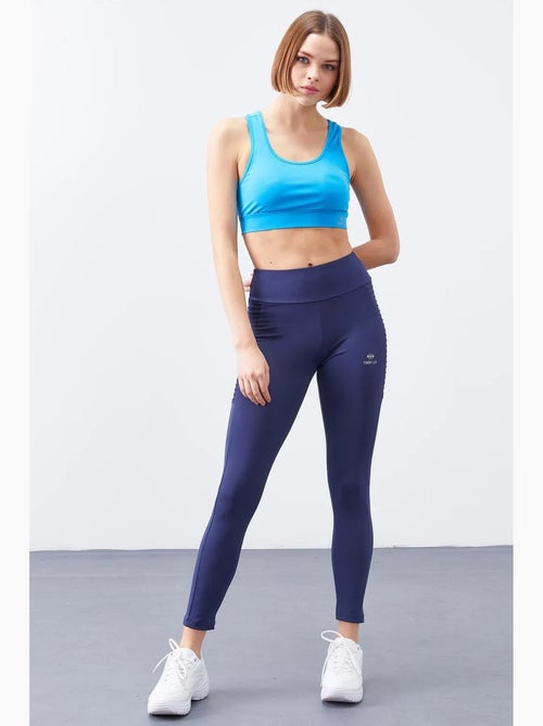 Legging met hoge taille en smalle pijp tommy - Kiabi
