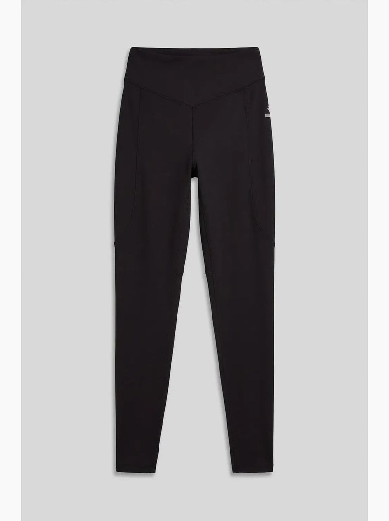 Legging met hoge taille en smalle pijp tommy Zwart - Kiabi
