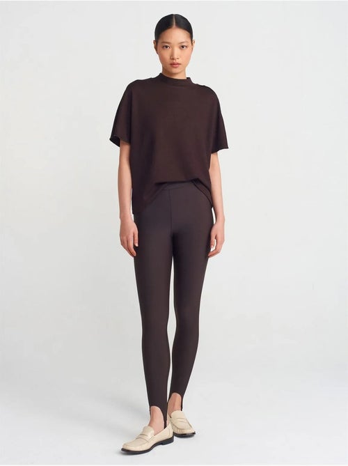 Legging met hoge taille en smalle pijpen dilvin - Kiabi