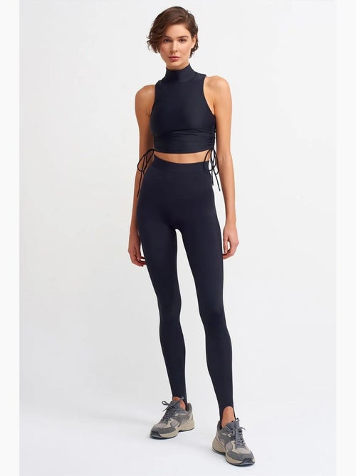 Legging met hoge taille en smalle pijpen dilvin - Kiabi