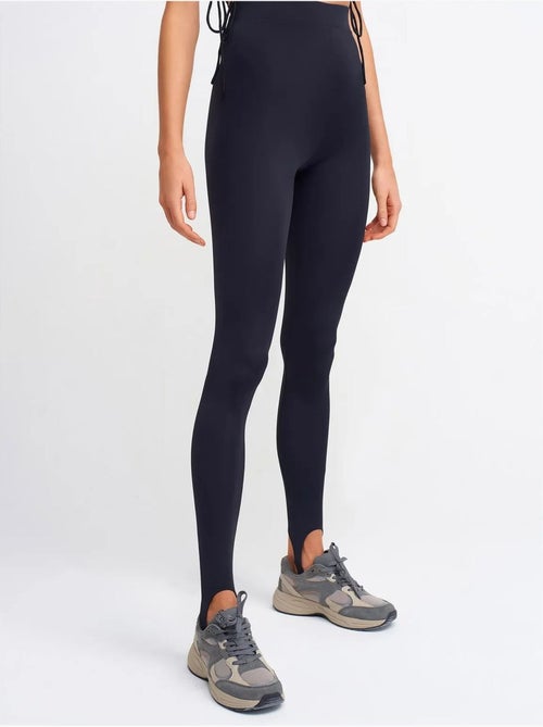 Legging met hoge taille en smalle pijpen dilvin - Kiabi