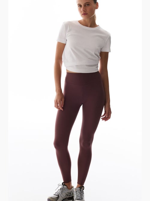 Legging met hoge taille en soft feel penti - Kiabi Legging met hoge taille en soft feel penti - Kiabi