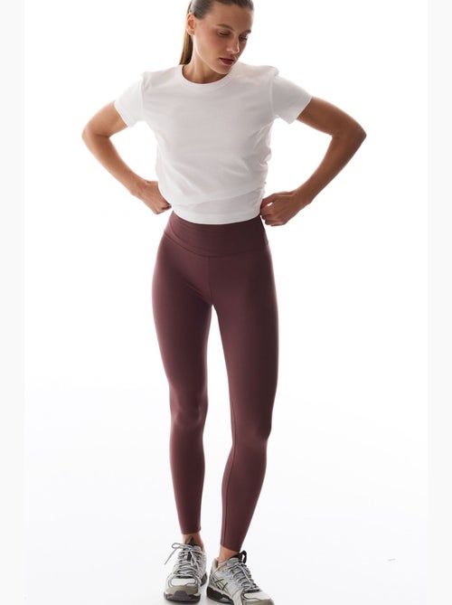 Legging met hoge taille en soft feel penti - Kiabi Legging met hoge taille en soft feel penti - Kiabi