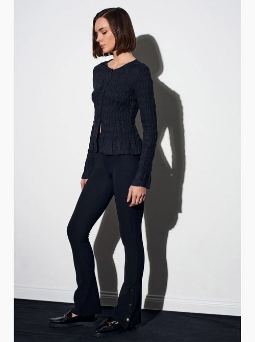 Legging met hoge taille en uitlopende pijp dilvin - Kiabi Legging met hoge taille en uitlopende pijp dilvin - Kiabi