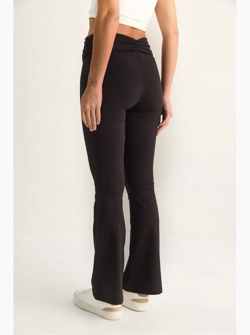 Legging met hoge taille en uitlopende pijpen lucci - Kiabi Legging met hoge taille en uitlopende pijpen lucci - Kiabi
