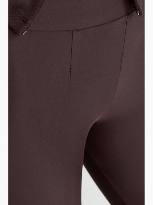 Legging met hoge taille, skinny pijp en rits dilvin - Kiabi