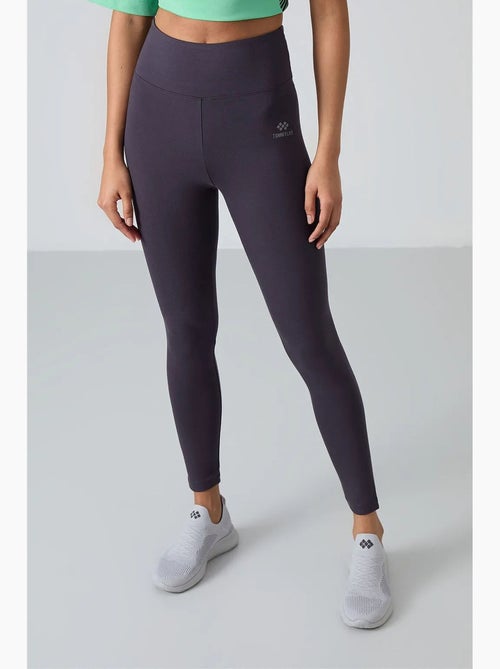 Legging met hoge taille van katoen en elastaan tommy - Kiabi