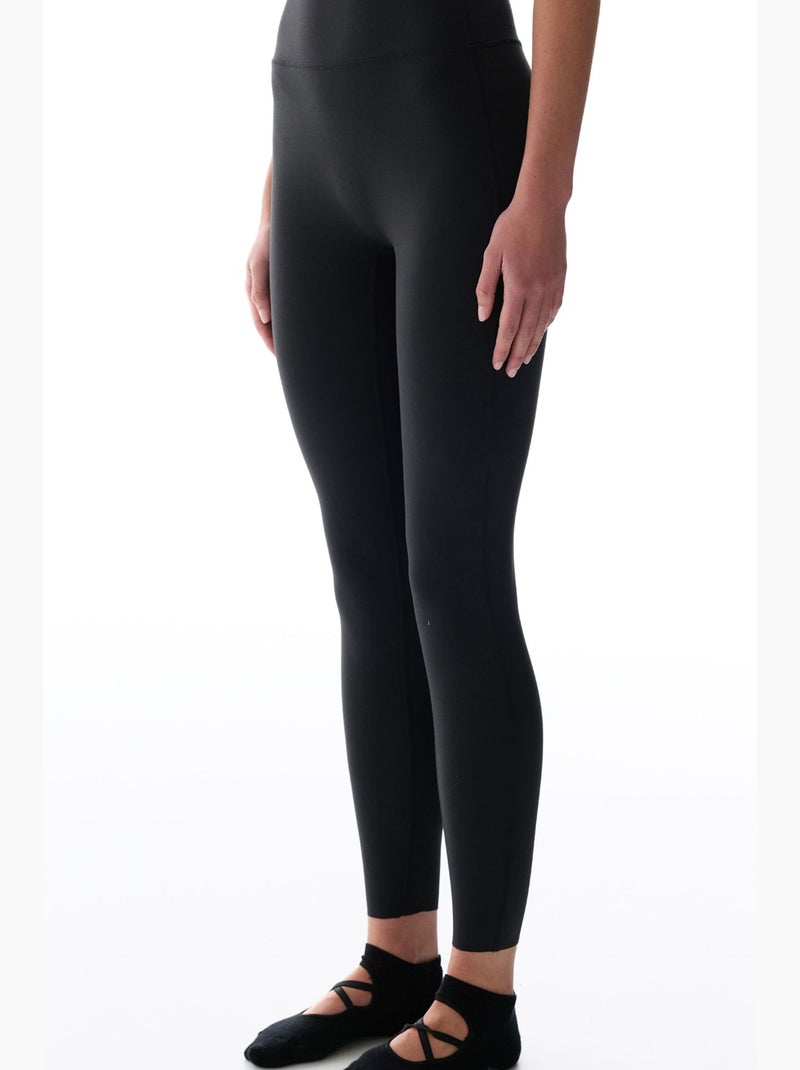 Legging met lichte ondersteuning, hoge taille, light soft penti Zwart - Kiabi