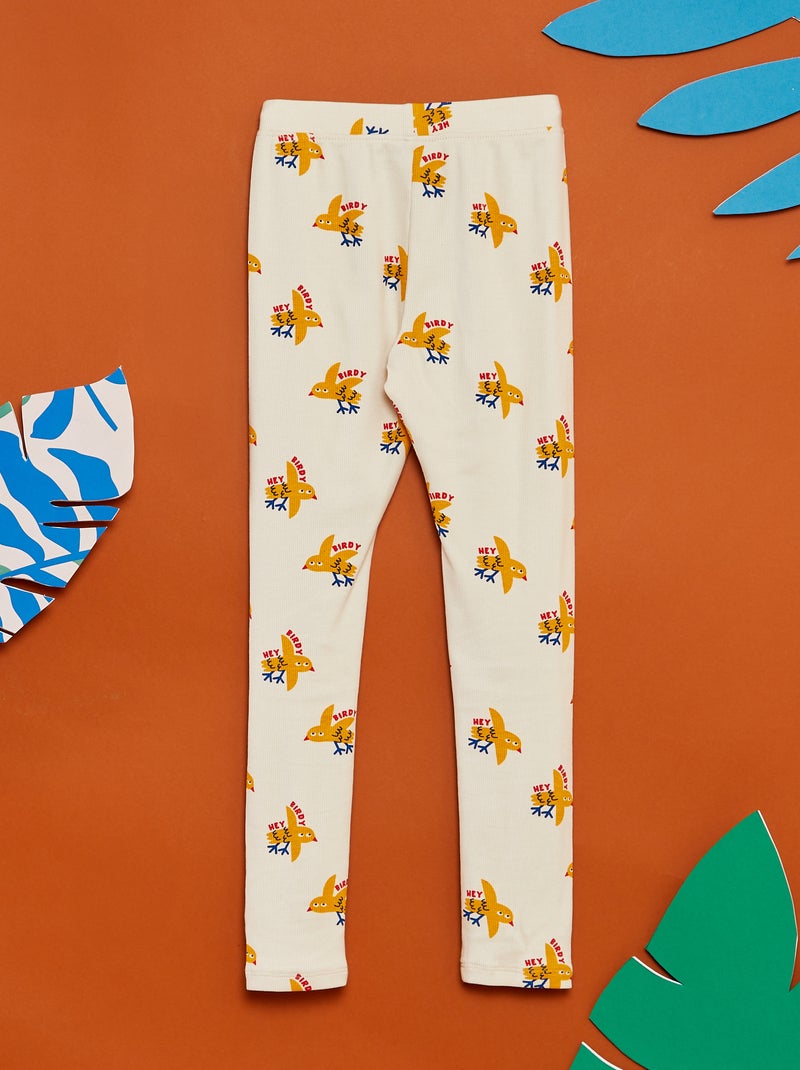 Legging met print - 'Grafik Edition' WIT - Kiabi
