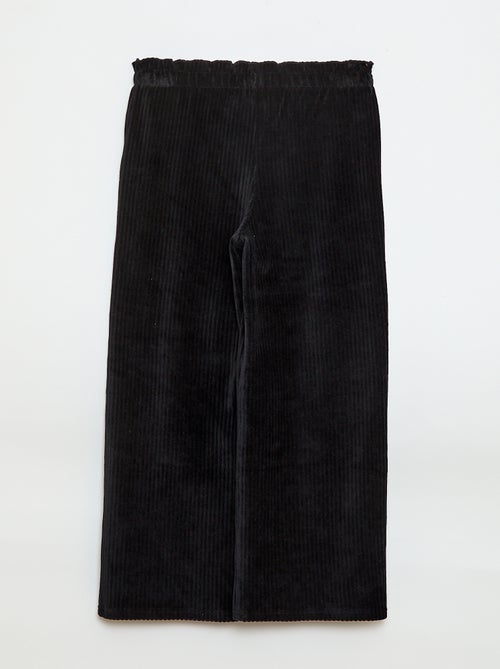 Legging met wijde pijpen van ribfluweel - Kiabi