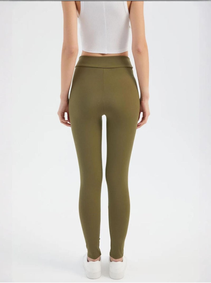 Legging met zakdetail hiccup Groen - Kiabi