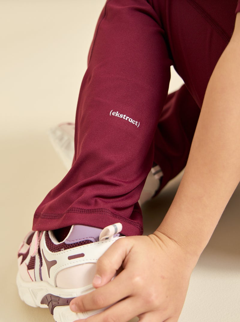Legging multisport (ekstract) Rouge - Kiabi