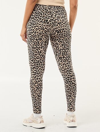 Legging pour femme en maille légère à motif fantaisie